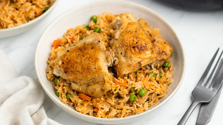 1-pot chicken and rice