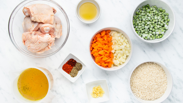 chicken and rice ingredients 