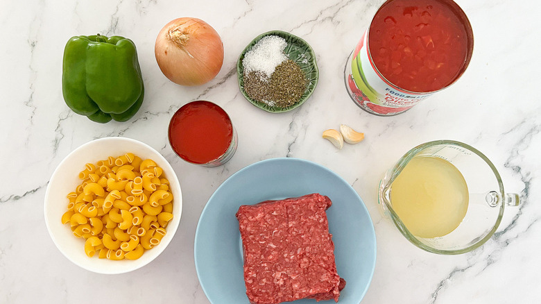 ingredients for 1-pot goulash 