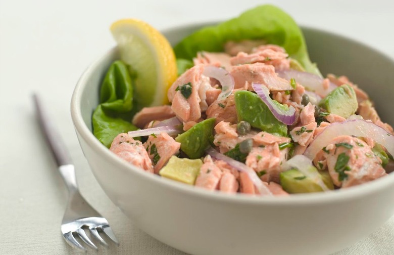 Wild Alaska Salmon and Avocado Salad