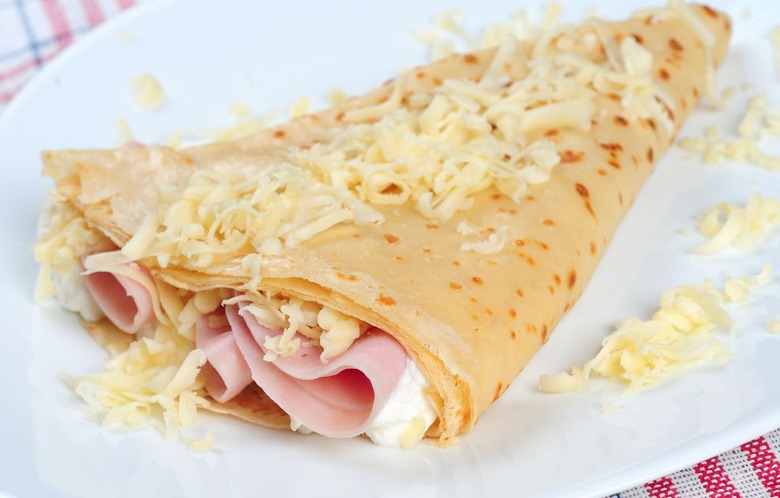 Ham and Gruyère Crêpes
