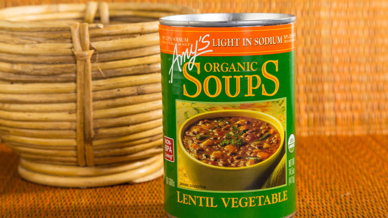 Amy's organic lentil vegetable soup