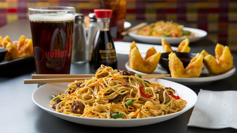 HuHot Mongolian Grill Chinese food