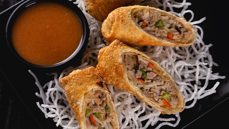 P.F. Chang's egg rolls