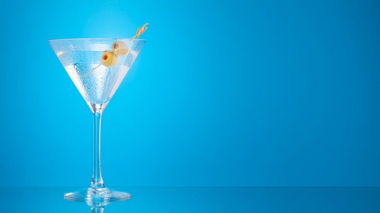 cold martini glass