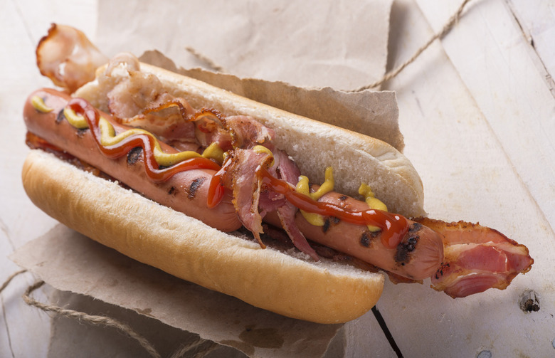 Bacon-Wrapped Hot Dog 