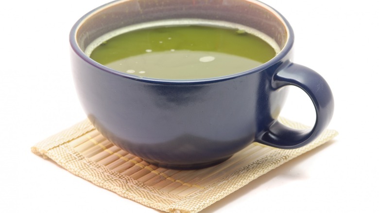 Cup of green tea