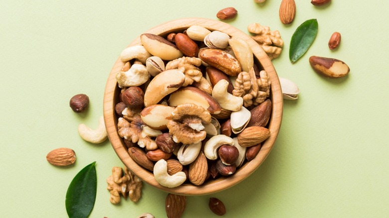 Bowl of mixed nuts