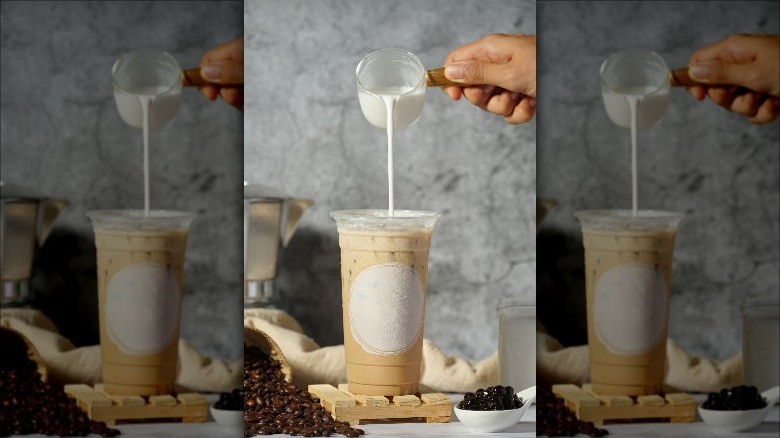 A cup of milk tea