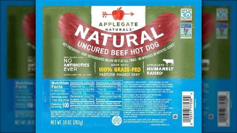 Applegate Naturals Beef Hot Dogs