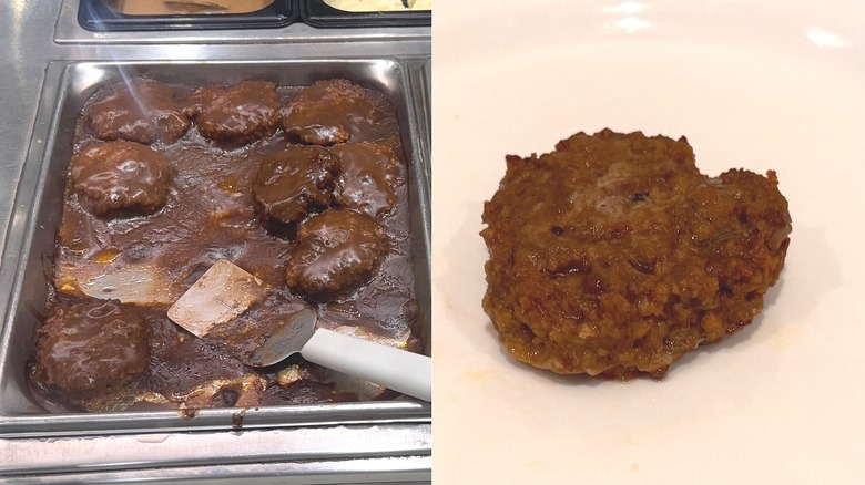 Salisbury steak at Golden Corral