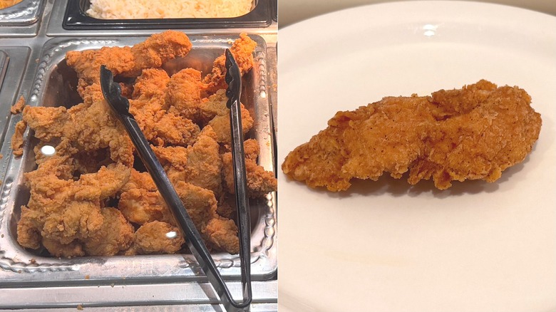 Chicken fingers at Golden Corral