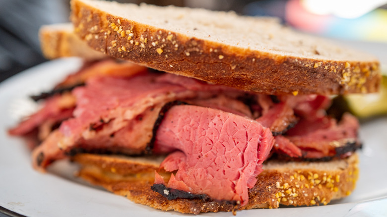 Pastrami sandwich