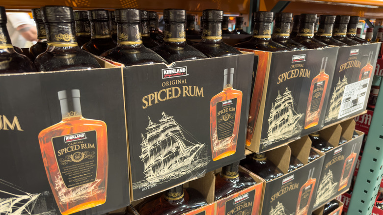 A display of Kirkland Original Spiced Rum