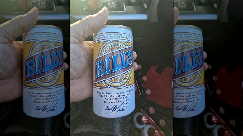 A 12-ounce can of Billy Beer