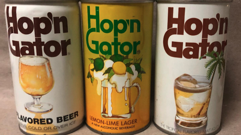 A can of Hop'n Gator Lemon Lime Lager
