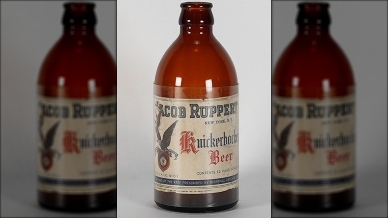 Jacob Ruppert Knickerbocker Beer Bottle