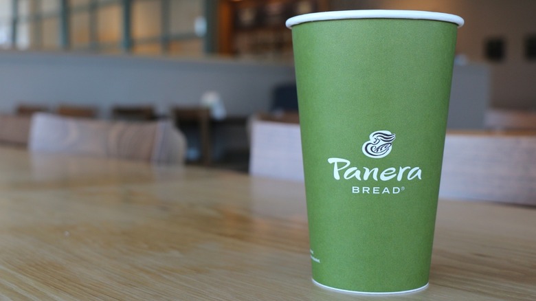 Panera Bread coffee cup 