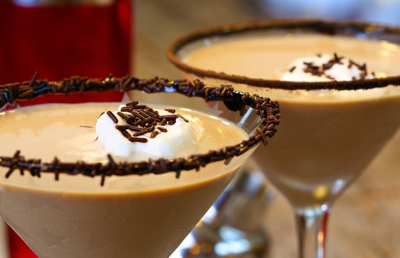 Spiced Ginger Milk Tea Vodka Martini