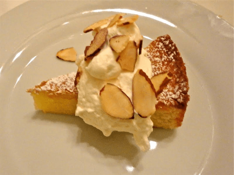 Almond Cake With Mascarpone Whipped Cream