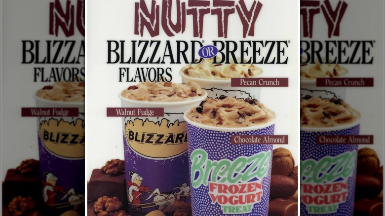 Vintage ad for DQ Breeze frozen yogurt