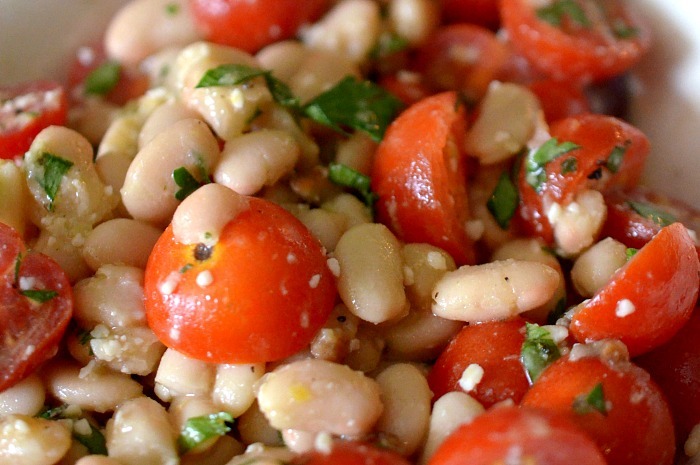 White Beans and Cherry Tomato Salad