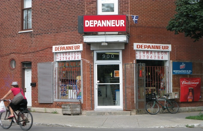 "Dépanneur (or Dep.)"