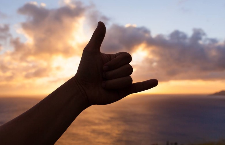 Shaka hand gesture