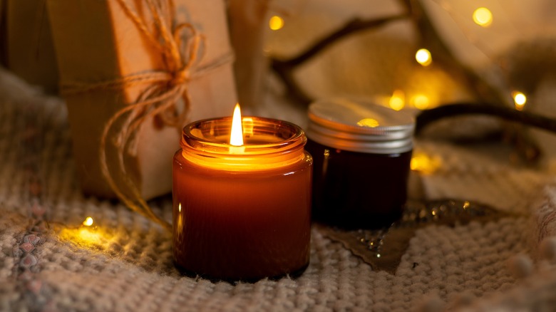 Candle burning