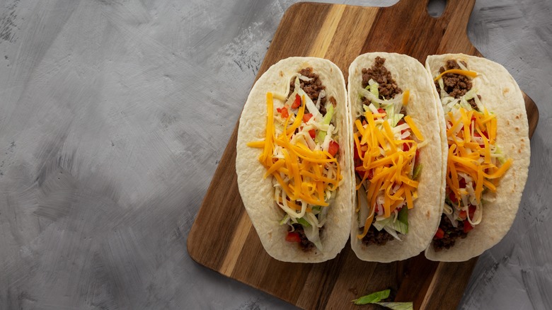 Soft shell tacos