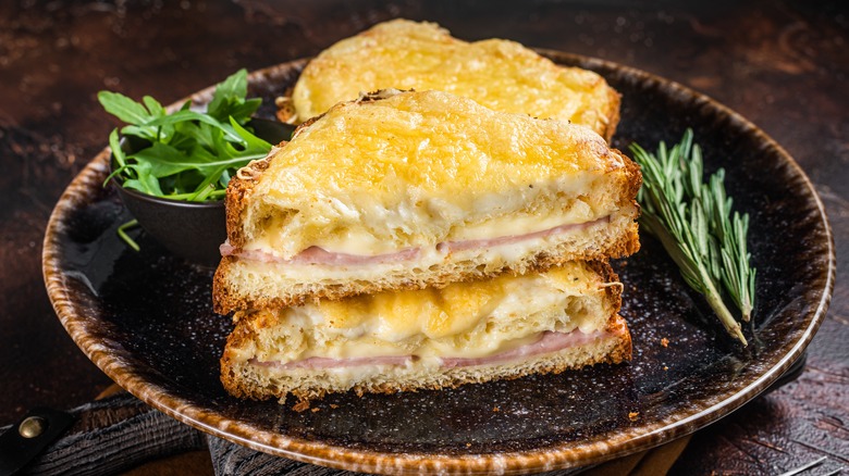 cheese toastie with ham