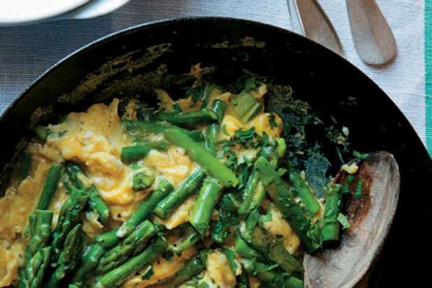 Asparagus Scrambled Eggs