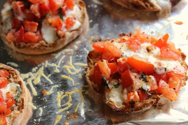 Caprese English Muffin Pizzas Recipe