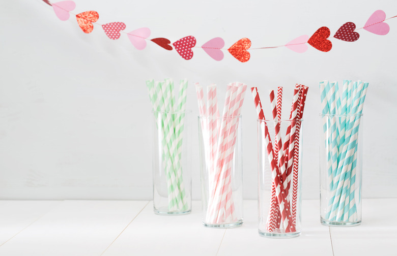 Striped Paper Straws