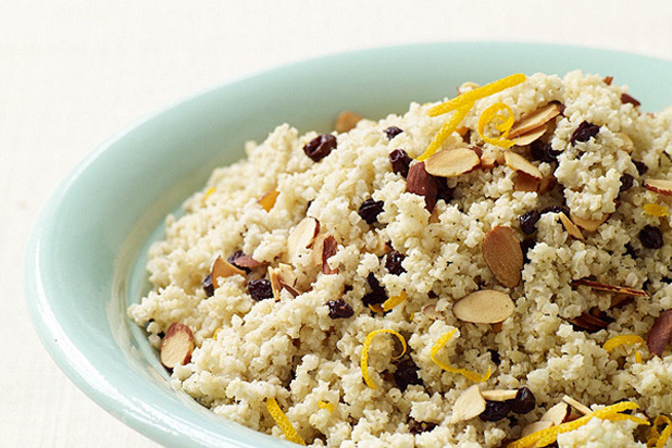 Orange-Scented Millet with Almonds and Currants 