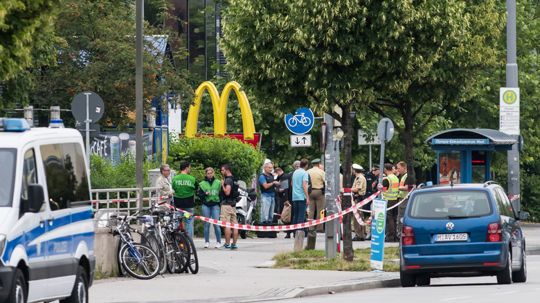 McDonald's restaurant roped off by police