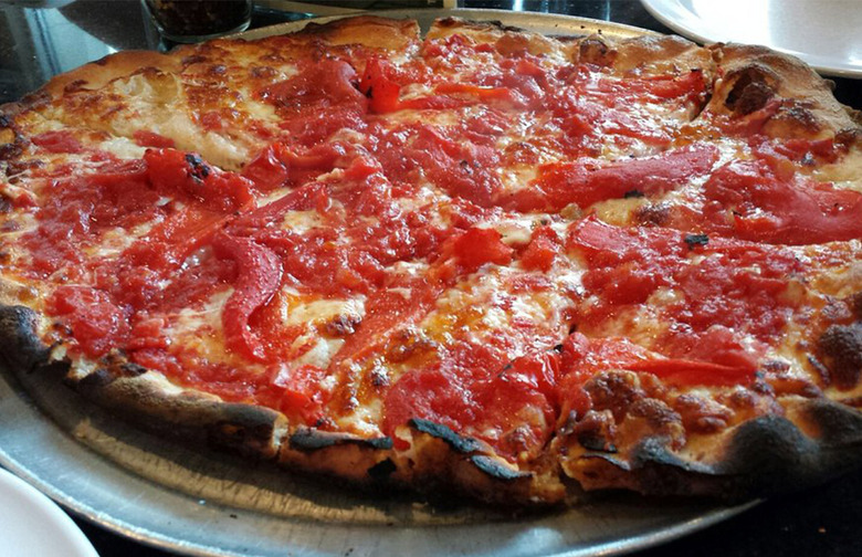 #45 Delorenzo's Tomato Pies, Robbinsville, N.J. (Tomato Pie: mozzarella and tomato sauce)