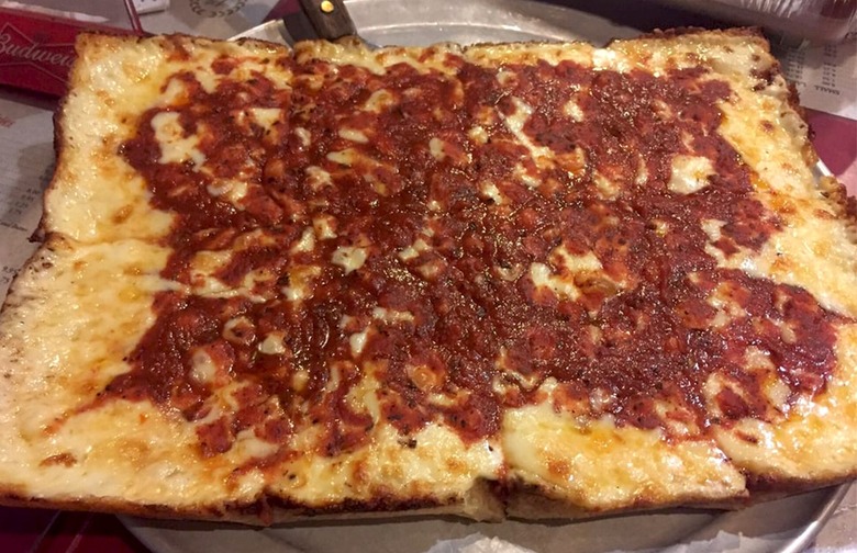 #52 Cheese and Tomato Sauce, Loui's Pizza (Detroit, Michigan)