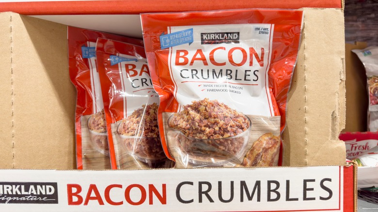 Kirkland SIgnature bacon crumbles in store