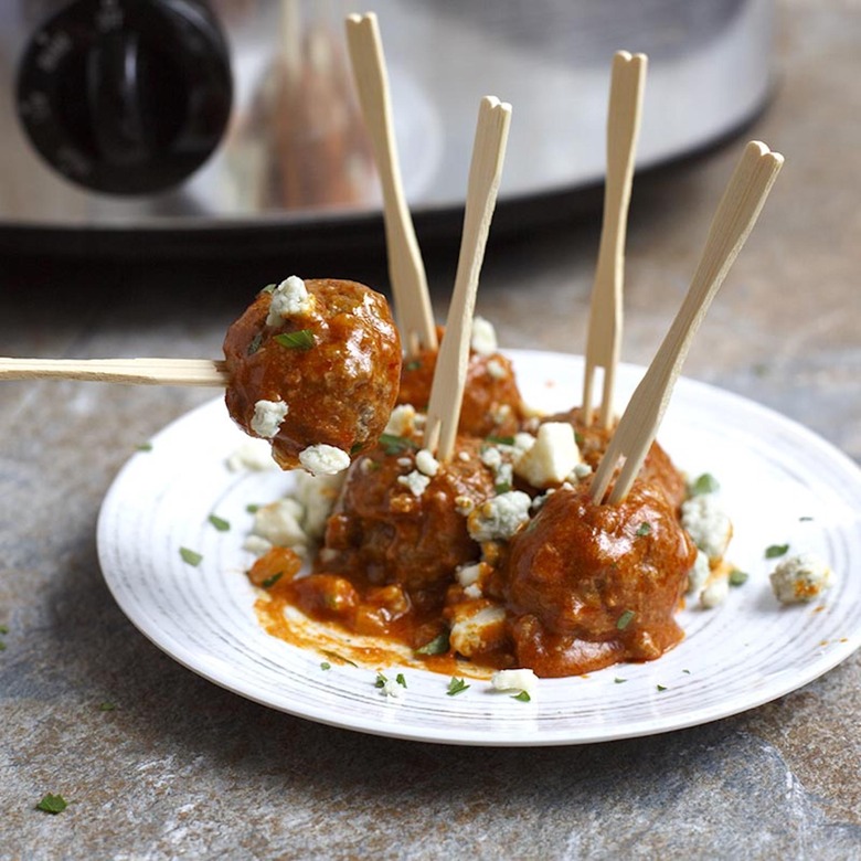 Slow Cooker Cajun Buffalo Meatballs