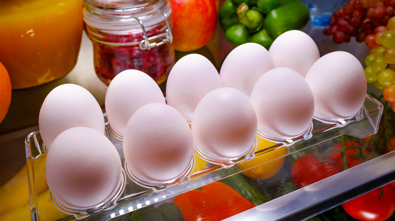 eggs in refrigerator