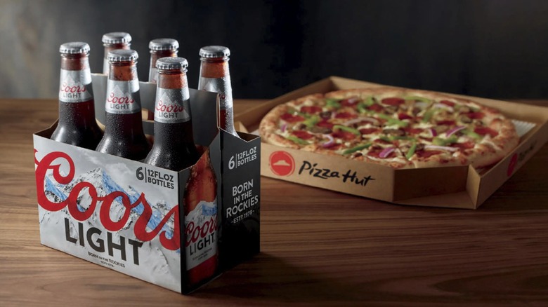 beer and pizza