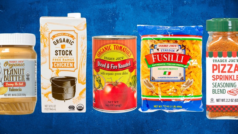Composite of Trader Joe's products