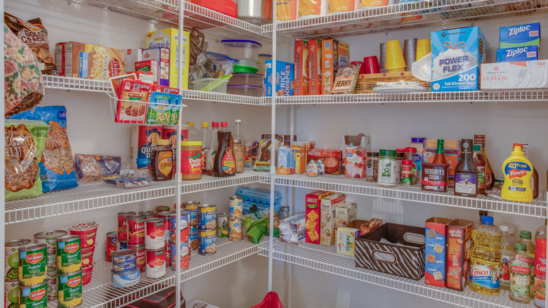 food in pantry