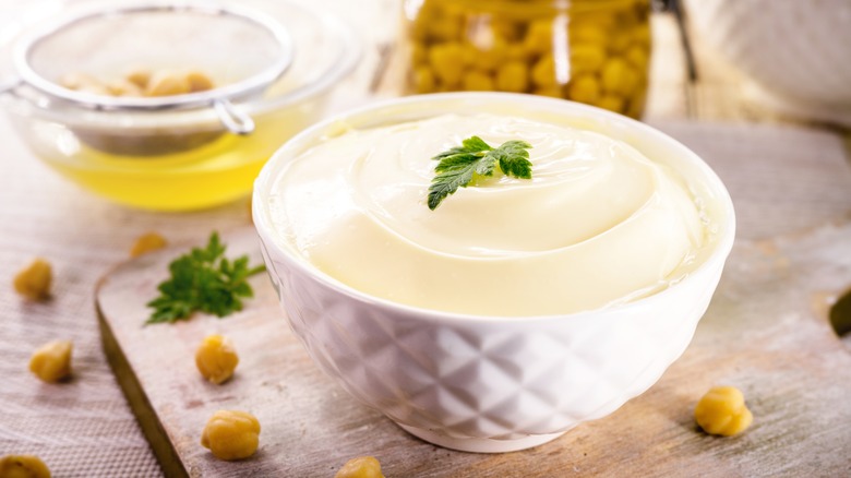 Chickpea mayonnaise