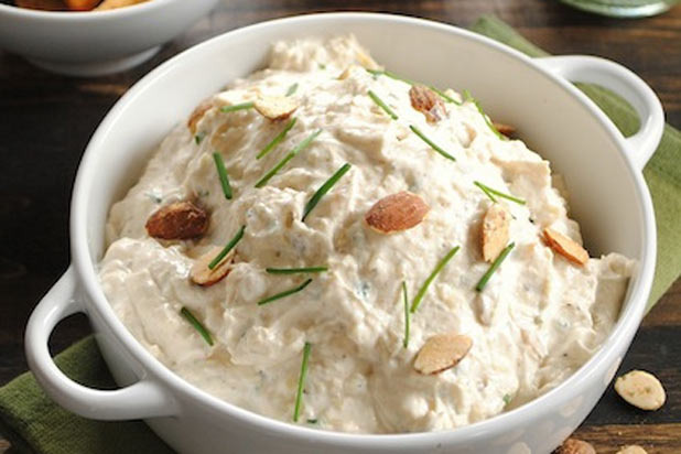 Roasted Garlic Almond Dip Recipe