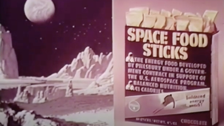 Space Food Sticks in an old commercial