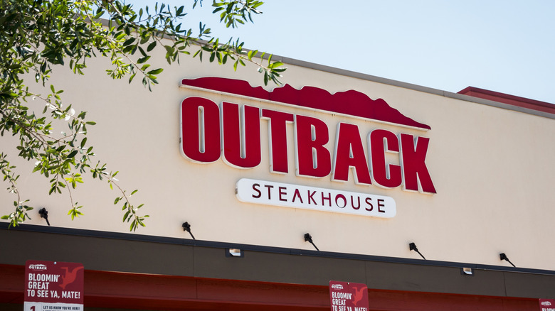 Outback Steakhouse sign