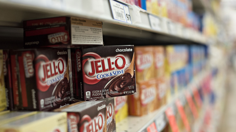 Jell-O cook and serve chocolate pudding