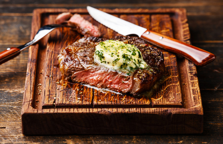 Her First Big Blog Post? Steak.